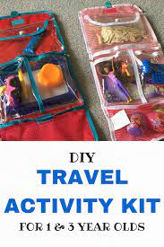 How To Make Diy Travel Activity Kits For Toddlers Kids Fun Travel Activities Kids Travel Activities Travel Activities