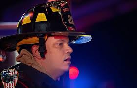 Wishing EMT Brian Santora all the best as he moves