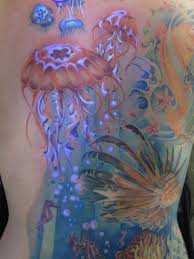 Cute cartoon of lion fish. Jellyfish Tattoo Jellyfish And Lion Fish Tattoo By Char Tattoos At Repinned Net