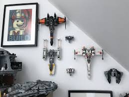 Wall Mounting Lego X Wings Lego Room Decor Lego Room Lego Display