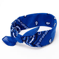 Ratings, based on 7 reviews. Paisley Bandana Headwrap Royal Blue Claire S