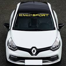 Renault Sport Car Vinyl Sticker Bumper Windshield Banner Jdm Decal Wish Bumper Stickers Renault Vinyl Sticker