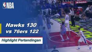 76ers breakdown and predictions 1 comment / hawks / by chase irle / june 4, 2021 june 4, 2021 the hawks woke up some people in the national media after walloping the knick 4 games to 1 in the opening round, and honestly, it probably should have been a sweep. Cuplikan Pertandingan Hawks 130 Vs 76ers 122 Nba Bola Com
