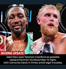 Terence Crawford agreed to the Jake Paul fight but they went with Anthony  Joshua 👀 “There were probably 30 fighters who accepted. AJ being one of  them, Terence Crawford being another. AJ
