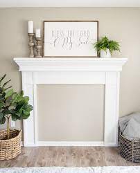 Diy Faux Fireplace Mantel Tutorial Faux Fireplace Diy Faux Fireplace Mantels Diy Fireplace Mantle
