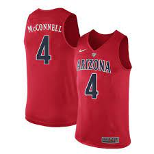 Men Arizona Wildcats 4 T J Mcconnell College Basketball Jerseys Sale Red Jersey