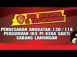 Materi latihan warga tingkat iii sabuk merah strip emas Do A Bersama Dan Tasyakuran Virtual Pengesahan Perguruan Ikspi Kera Sakti Cabang Lamongan Youtube