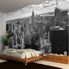 New York Manhattan Skyline Wallpaper Mural Photo Giant Wall Poster Decor Art Wall Murals Bedroom New York Bedroom Cheap Wall Murals