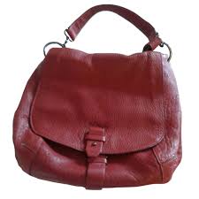 Petite poche intérieure sacs à bandoulière, bordeaux mac douglas sacs à bandoulière, mac douglas. Sac A Main En Cuir Mac Douglas Rouge 5709310