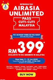 In most all cases, airlines will charge a fee for exchanging a ticket. Airasia Unlimited Pass Cuti Cuti Malaysia For Travel June 25 March 31 2021 Buy June 11 13 Loyaltylobby