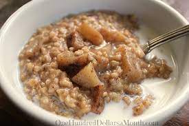 Slow Cooker Steel Cut Oatmeal With Apples And Brown Sugar - One Hundred  Dollars A Month