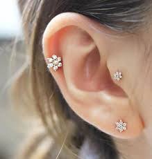 this listing is for one piece price delicate and tiny ear piercing is great for gift as a reasona tragus earrings flower earrings studs hammered hoop earrings