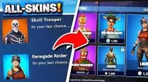 All Fortnite Og Skins Returning Renegade Raider Ghoul Trooper Leaks Ghoul Trooper Trooper Renegade