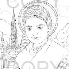 Saint Bernadette Art