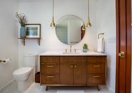 Honeycomb design structured tiles make the floor worth touching with feet. Mid Century Modern Bathroom Vanity You Ll Love In 2021 Visualhunt