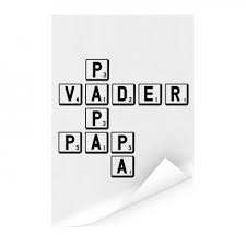 Iedere vader verdient het om. Vaderdag Papa Vader Pap Pa Poster Vaderdag Collectie