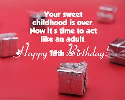 18th birthday wishes happy 18th