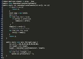 Array before removing an element0th element, 1st element, 2nd element array after removing an element2nd element. Write A Program To Remove Duplicates From An Array In Java Without Using The Java Collection Api The Array Can Be An Array Of String Integer Or Character Your Solution Should Be