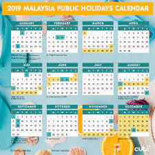 Are you a huge fan of holidays? Public Holidays On Malaysia In 2019 Holiday Calendar School Holidays Calendar
