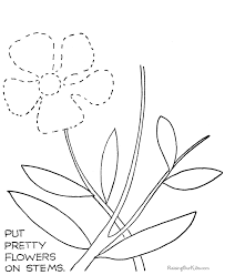 Finish Drawing Flower Picture 067 Flower Drawing Flower Art Drawing Easy Drawings For Kids