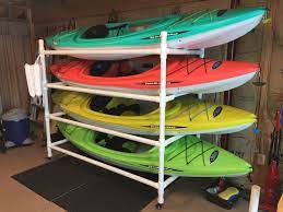 Kayak Pvc Storage Rack 1 5 Pvc 6 L X 30 W Kayak Storage Kayak Storage Rack Kayak Rack Diy