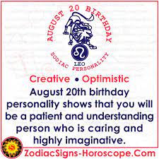 We did not find results for: Happy Birthday To All Born On The 20th Of August Know Your Birthday Horoscope August 20 Zodiac Birthday Personality Birthday Horoscope