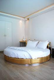 Beds for children, like cots and so on, will have other sizes, both length and width. 9 Luxury Bedrooms With Round Beds