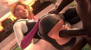 Spider Gwen Stacy BBC Hard Sex Animation