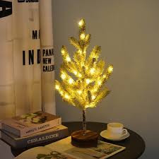 FS-SD045 Pine Needle Tree LED Christmas Atmosphere Home Decoration Light(Warm  White)