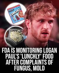 Logan Paul and fellow influences KSI and Mr. Beast's new 'Lunchly' food  snacks are apparently not as delicious as advertised, as the FDA has said  that they have been receiving numerous complaints
