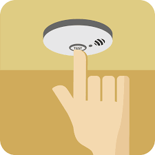 When you press the test button on a smoke detector it obviously beeps, but i'm assuming it doesn't just test the speaker. Pictograph When To Test Smoke Alarms