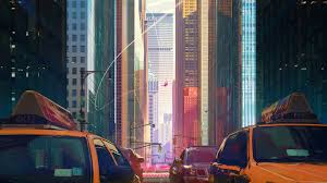 spiderman city buildings 4k superheroes wallpapers spiderman wallpapers spiderman into the spider verse wallpape concept art drawing spider verse concept art spiderman city buildings 4k superheroes