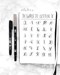 Lars Bullet Journal On Instagram 30 Ways To Letter X I Went To The Zoo With One Of My Bestfriend Hand Lettering Alphabet Lettering Alphabet Lettering