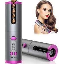 Cordless Hair Curler Automatic Curling Iron With 6 Adjustable Temperature Auto Rotating Ceramic Barrel Hair Automatic Curling Iron Hair Curlers Ceramic Hair
