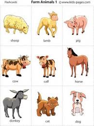 Joyful English For Kids Let S Learn Farm Animals Animal Flashcards Farm Animals Flashcards For Kids