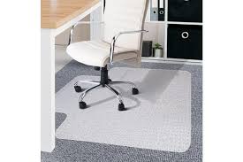 Common plastic chair mats can tear, caster valleys can form, and the mat edges can curl up. Chair Mat Carpet Floor Office Home Computer Work Vinyl Pvc Plastic 1350x1140mm Matt Blatt