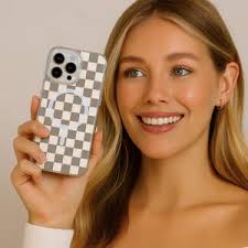 HAPPY DOODLES Clear Magsafe Phone Case