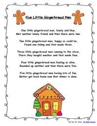 Store Bloomabilities Teacherspayteachers Com Preschool Christmas Holiday Poems Gingerbread Activities