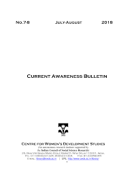 Current Awareness Bulletin