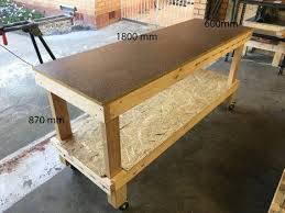 Simple Workshop Workbench Simple Workbench Plans Workbench Plans Diy Woodworking Table Plans