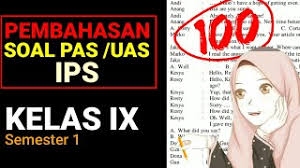 Berilah tanda silang (x) didepan huruf a,b atau c didepan jawaban yang benar ! Soal Pas Uas Ips Kelas 9 Semester 1 Kunci Jawaban Dan Pembahasan Terbaru Youtube