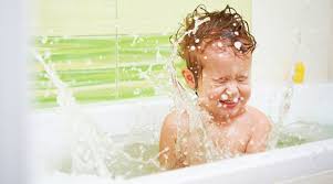 Set up your baby's bouncer seat or car seat, lined with a bath towel and cloth diaper, right next to the tub. 7 Tips To Help Your Toddler Overcome Bath Time Fears Parenting News The Indian Express