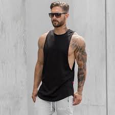 Tank Top Side Chest Crossfit Clothes Gym Outfit Men Mens Tank Tops