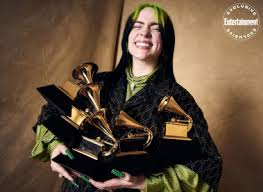 Billie eilish, music, simple background, dark hair, tongue out. Billie Eilish Photo Gallery 119 High Quality Pics Theplace