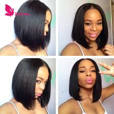 8a Glueless Full Lace Cabelo Humano Bob Perucas Para Mulheres Negras Brasileiro Virgem Cabelo Liso Curto Bob Rendas Frente Bob Cut Perucas Wig Fashion Wig Mikuwig Hair Accessories Aliexpress