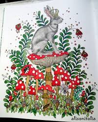 coloriage issu du livre dagdrommar d hanna karlzon fait aux polychromos de faber castell konijn pages difficiles en ligne gratuites