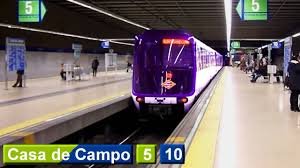 The underground is open to the public from 6.00 a.m. Casa De Campo L5 L10 Metro De Madrid Serie 2000b 7000 9000 2015 Youtube