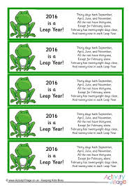 Pin Su Leap Year For Kids
