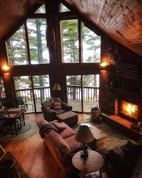 Cabin Ceilings Going Up On A Tuesday Via Theleisuretraveler Designhome In 2020 House Design Design Home App Home