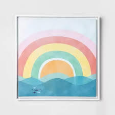 Shop For Kids Wall Art Raindbow Online At Target Choose From Contactless Same Day Delivery Drive Up An Framed Canvas Wall Art Target Wall Art Canvas Wall Art